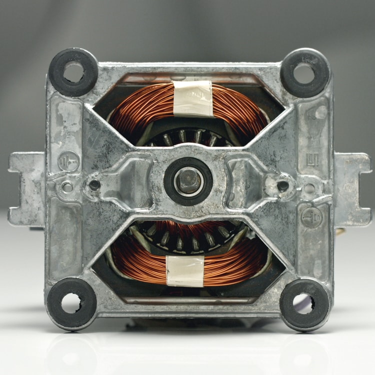 underneath view of blender