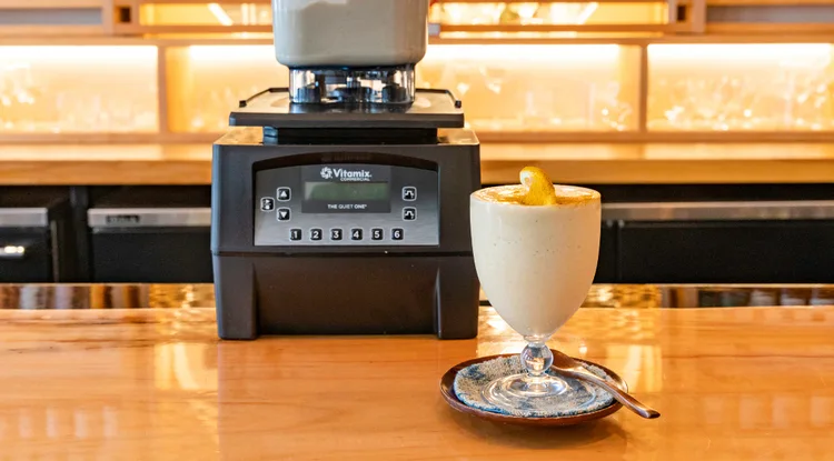 cocktail et mélangeur