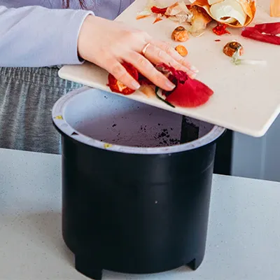 Foodcycler et planche à découper