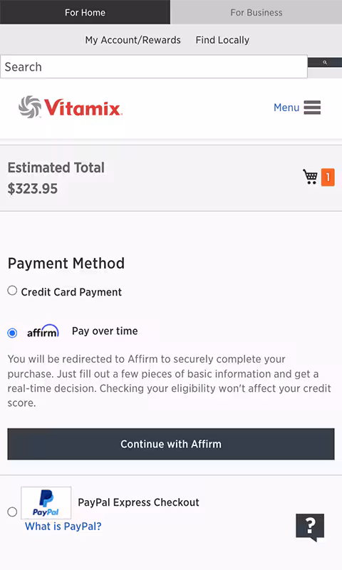 Fill your cart