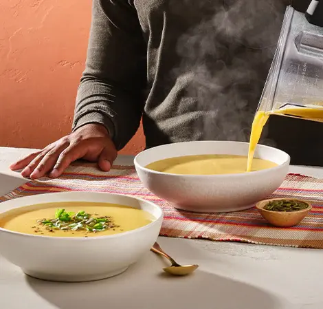 Soupe de courge en gland