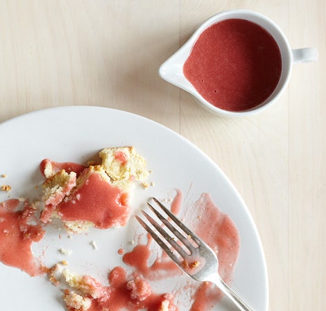 Purée de fraises