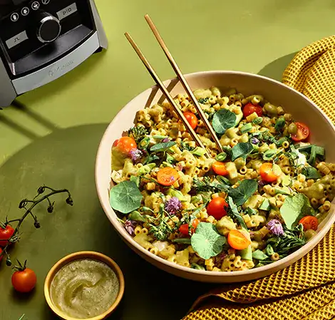 Sauce pour pâtes aux courgettes rôties et au basilic