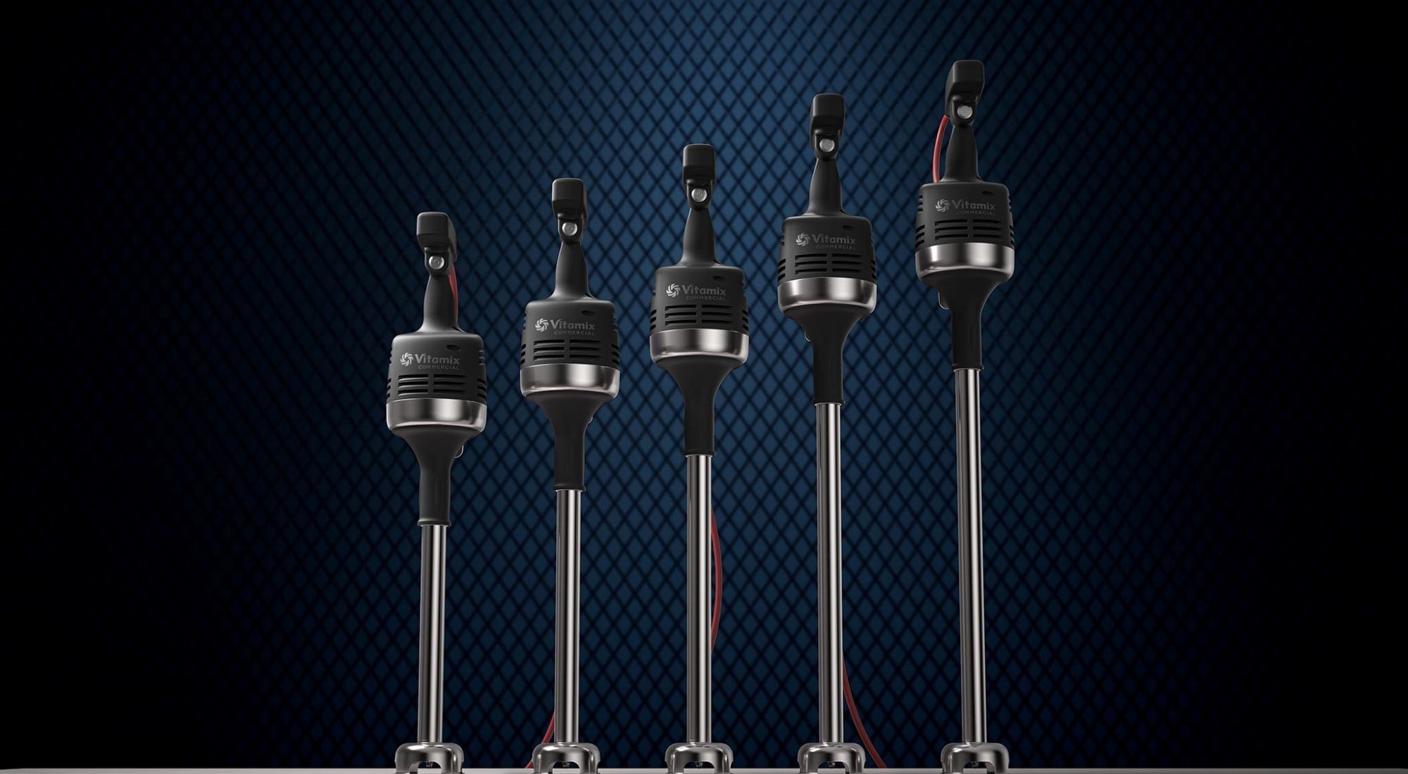 All sizes of Vitamix immersion blenders
