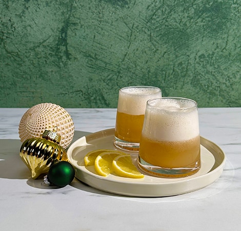 Lemon Honey Bourbon Cocktail