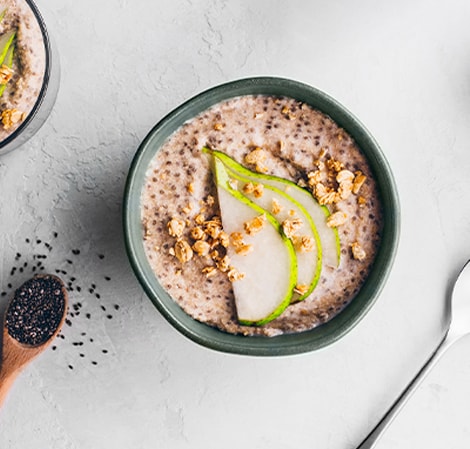 Pear, Date and Chia Pudding