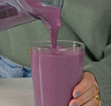 Blueberry Oatmeal Smoothie