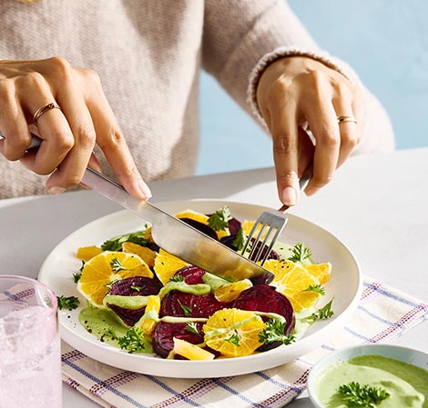 roasted beet and citrus salad