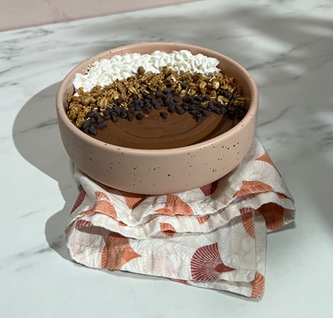 s'mores smoothie bowl