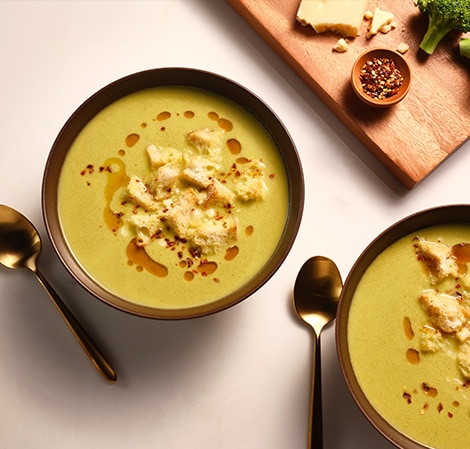 vegan broccoli cheese soup