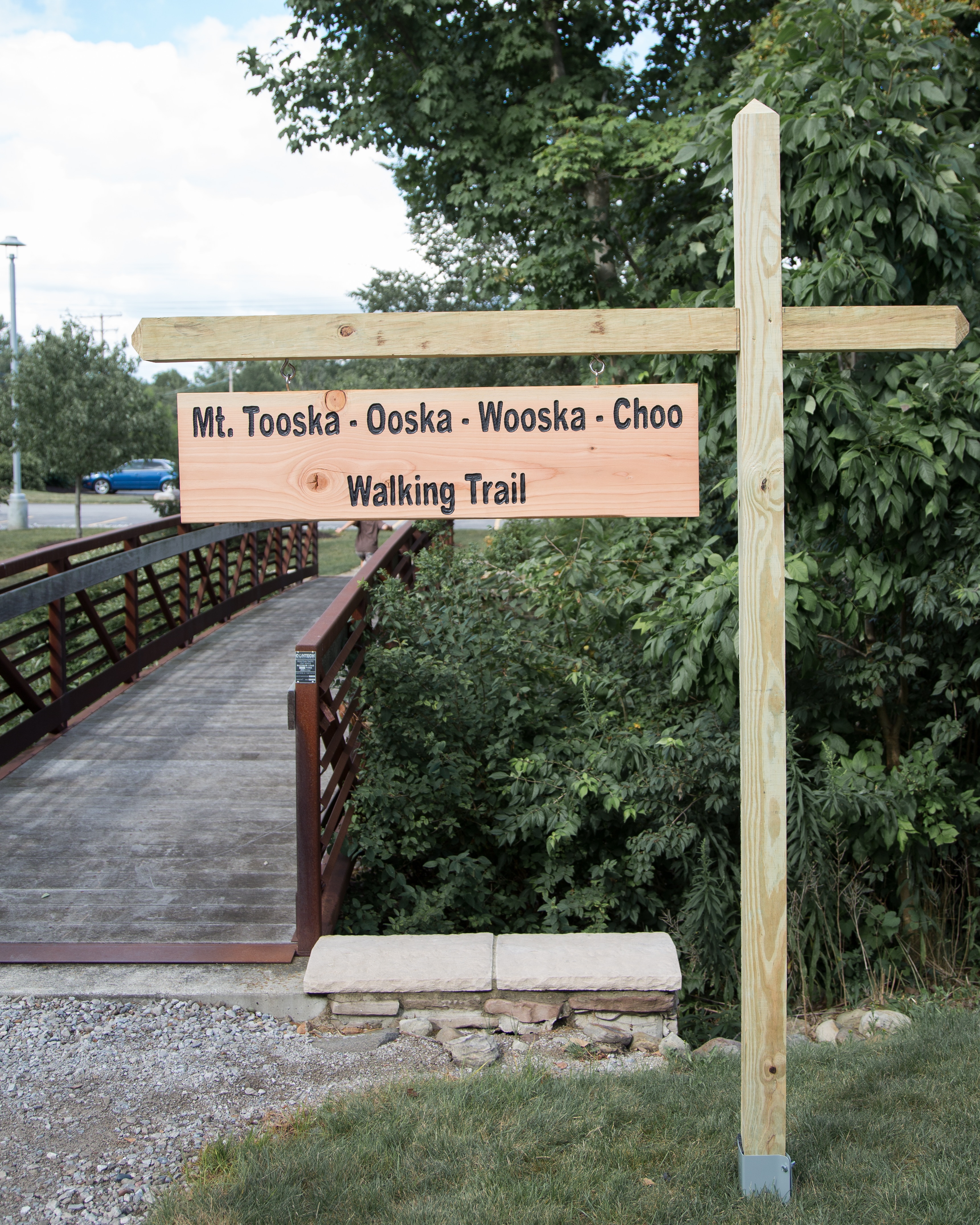 Mt. Tooska-Ooska-Wooska-Choo Trail Sign