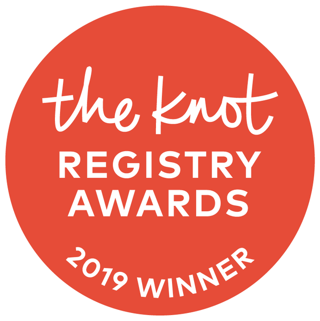2019 The Knot Registry Award Red