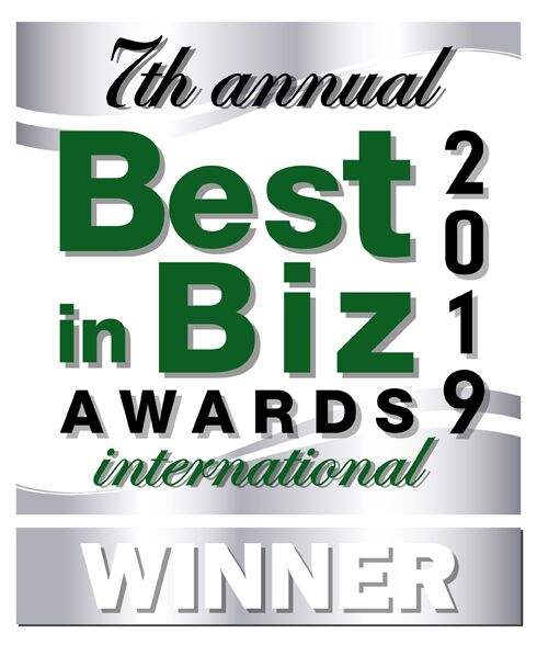 7e jaarlijkse 2019 Best in Biz Award groen