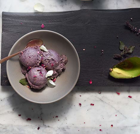 藍莓酪梨冰淇淋食譜