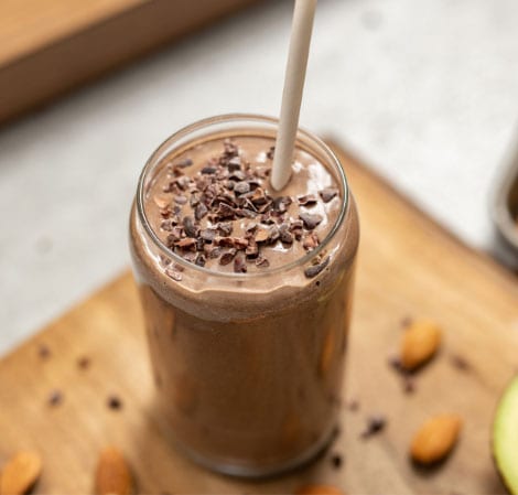 Chocolate Avocado Nutella Smoothie Recipe