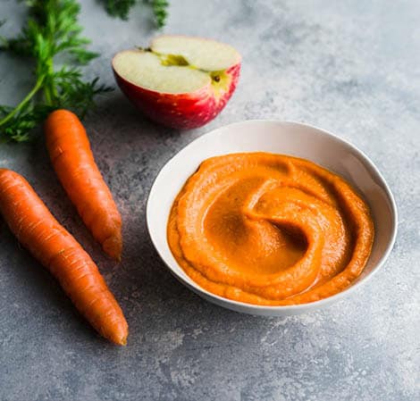 Gingered Carrot and Apple Baby Food Recipe