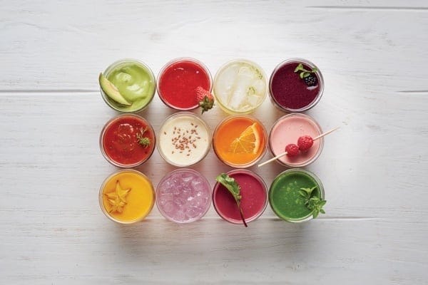 Row of Smoothies