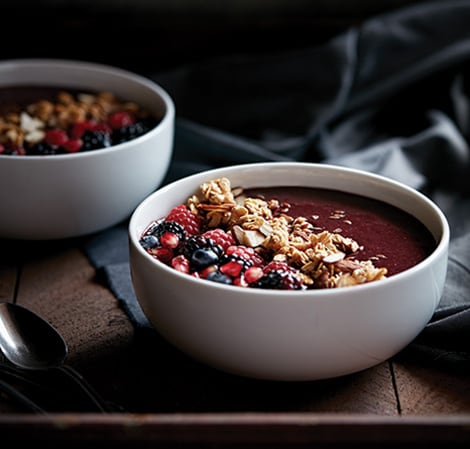 Blueberry & Banana THICK Smoothie Bowl, Vitamix E320