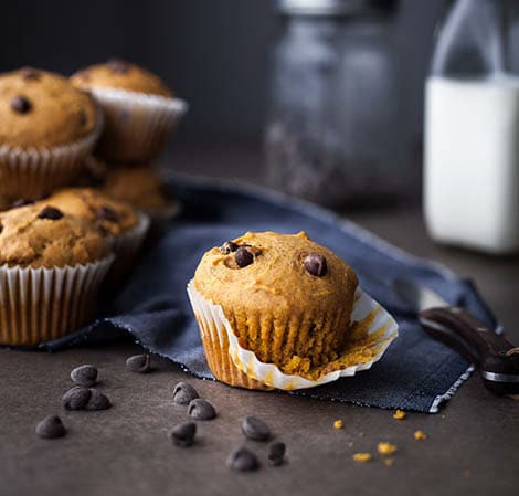 Pumpkin Chocolate Chip Blender Muffins Recipe