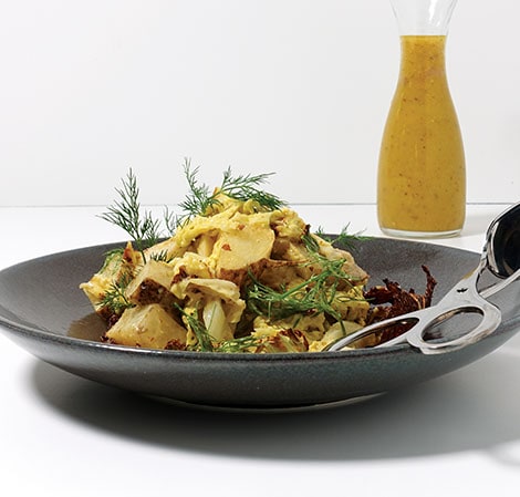 Roasted Potato & Cabbage Salad with Mustard Vinaigrette Recipe
