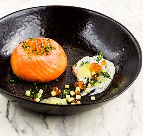Smoked Salmon Mousse with Crème Fraîche, Lime and Dill Recipe