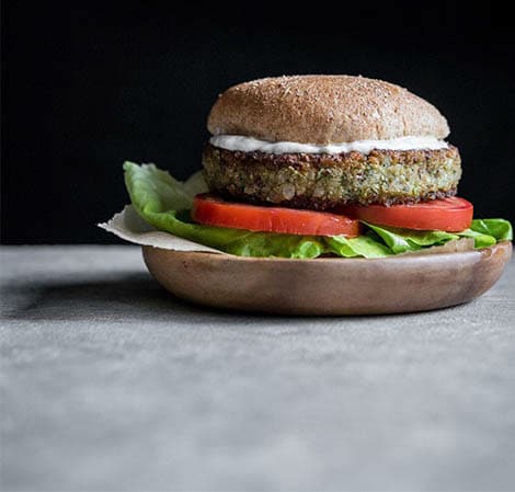 Receta de hamburguesa vegana de calabacín