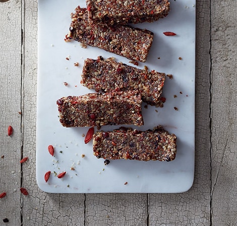 Dried Fruit Chia Bars