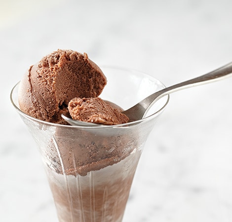 Schokoladen-Eiscreme