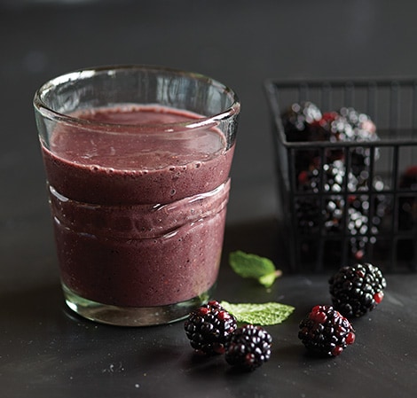 Freshly Minted Berry Smoothie