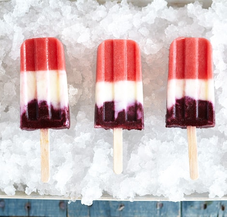 Red, White, and Blue Pops