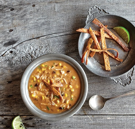 Rezept für mexikanische Tortilla-Suppe