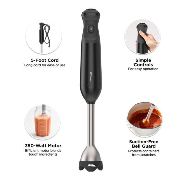 Vitamix immersion blender speed settings diagram