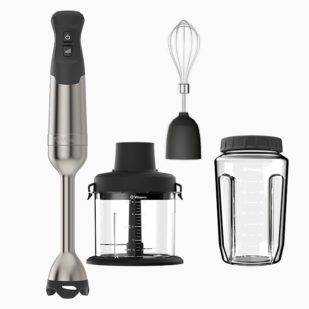 5-Speed Immersion Blender 4-Piece Deluxe Bundle