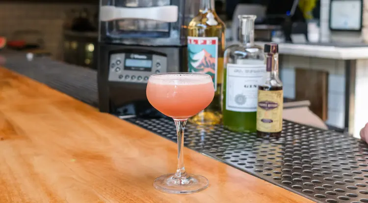 cocktail and blender