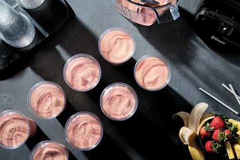Batido de plátano y crema