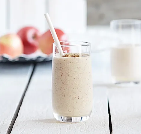 Batido de tarta de manzana