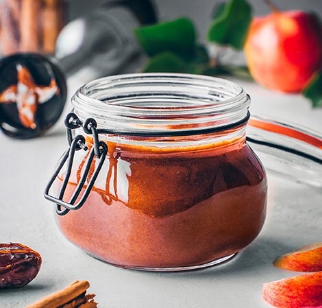 Mantequilla de manzana y dátiles