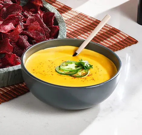 Salsa de queso para nachos