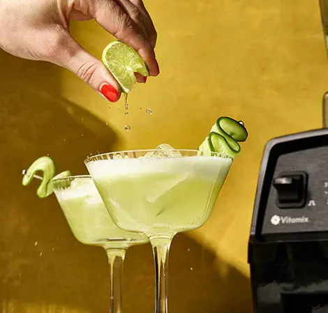 Gimlet de pepino a prueba de cero