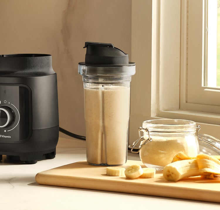 Batido de desayuno con frutos secos y cereales