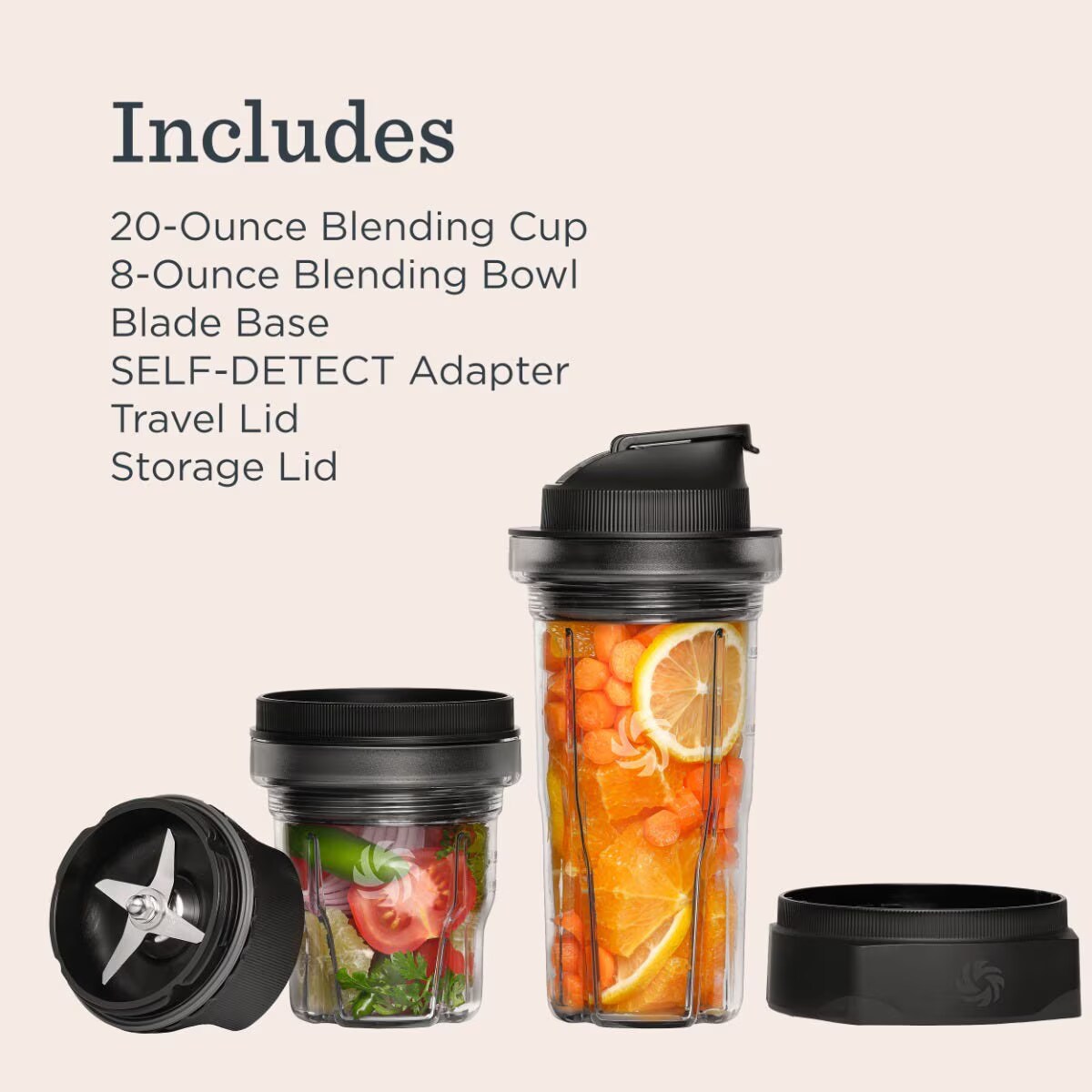 Blending Cup and Bowl Starter Kit with SELF-DETECT™