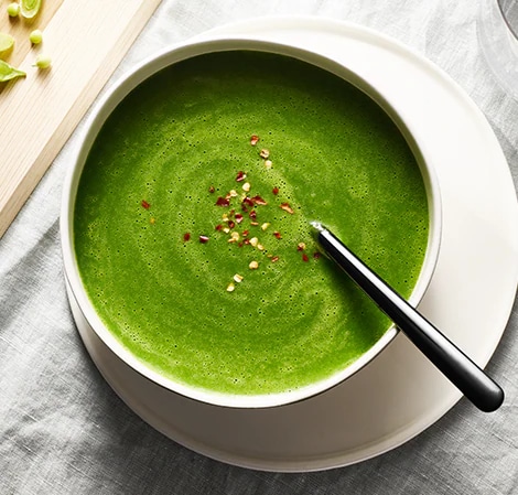 Vegan Pea & Kale Soup
