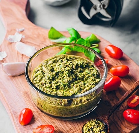 Oil & Dairy-Free Basil Pesto