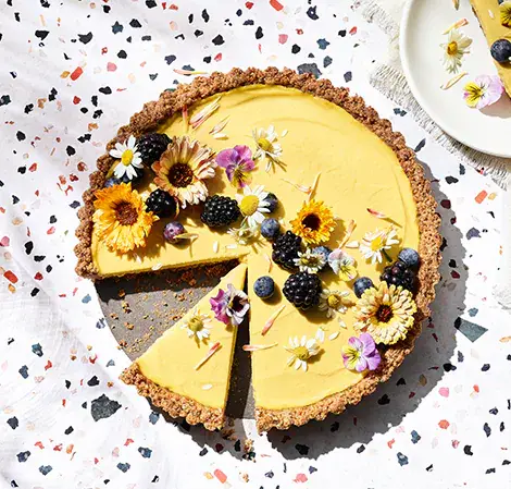 Mango Cashew Cream Tart