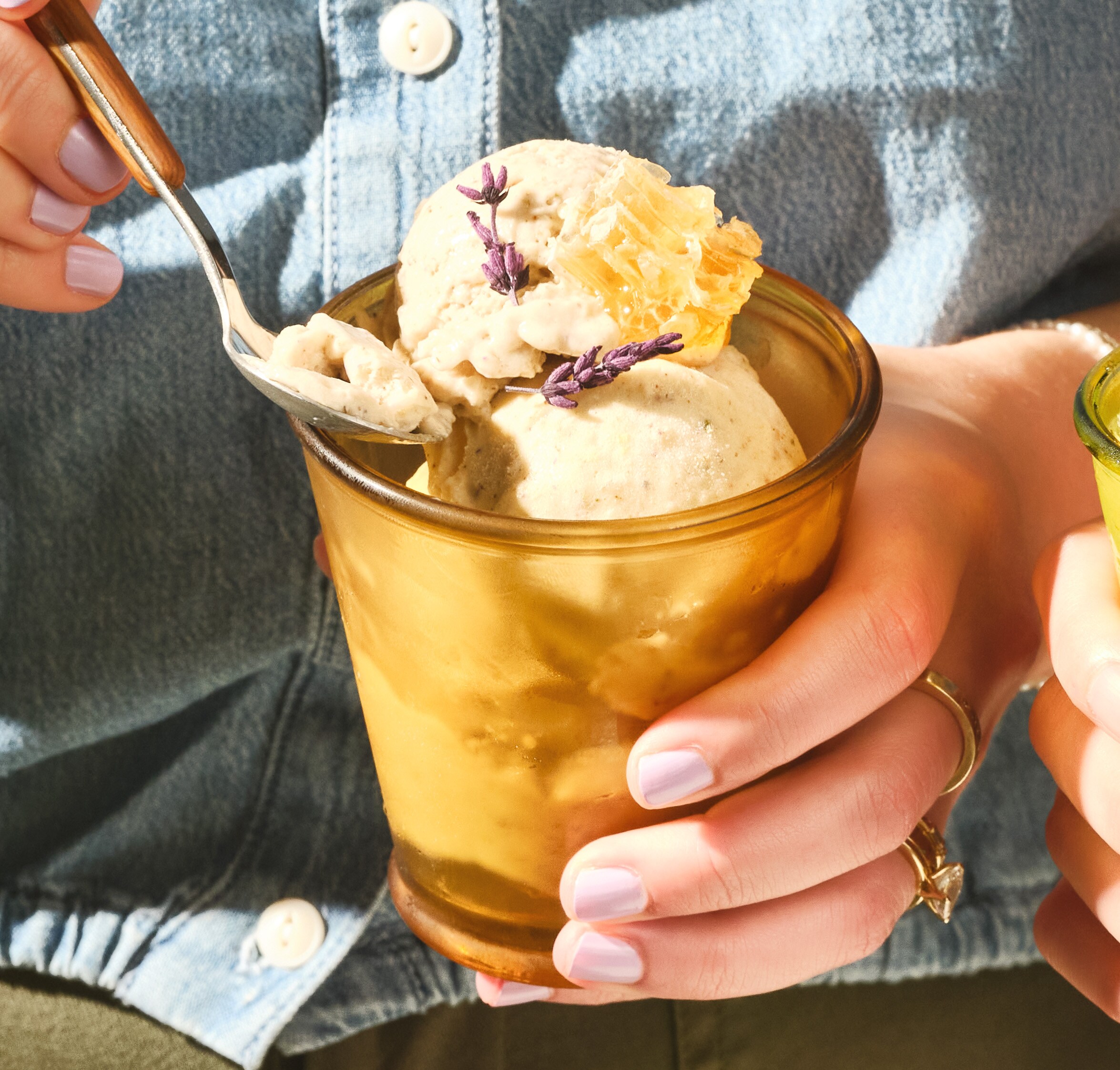 Honey Lavender Nice Cream