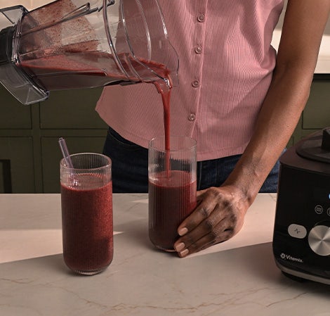 Peach & Blueberry Smoothie